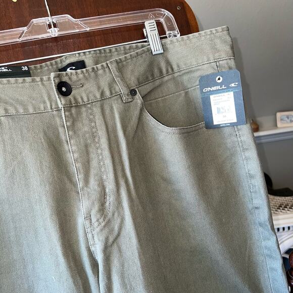 NWT O'neill Townes Modern Stretch Denim Pants size 38 Gray color jeans - Picture 4 of 9